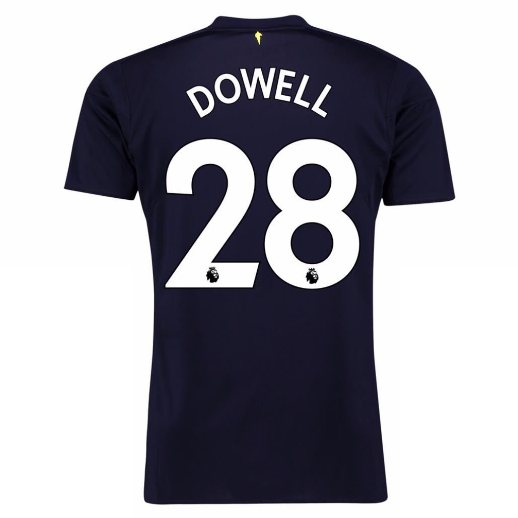 Camiseta Everton Tercera equipación Dowell 2017-2018